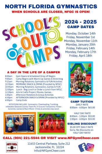 2024 - 2025 Schools Out Camp